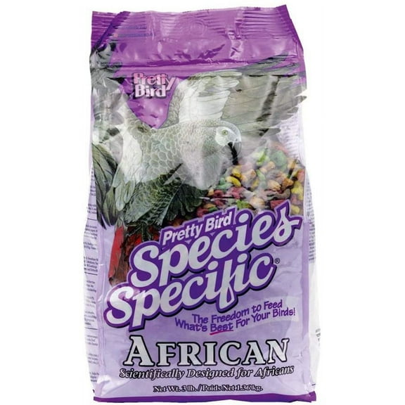 Pretty Bird Species Specific African Grey Food [, Food] 3 lbs