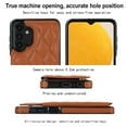 thumbnail image 2 of Nalacover Wallet Case for Samsung Galaxy A13 5G, RFID Blocking Card Slots Holder PU Leather Fashion Back Flip Cover with Kickstand Magnetic Buttons Shockproof Case for Samsung Galaxy A13 5G,Brown, 2 of 8