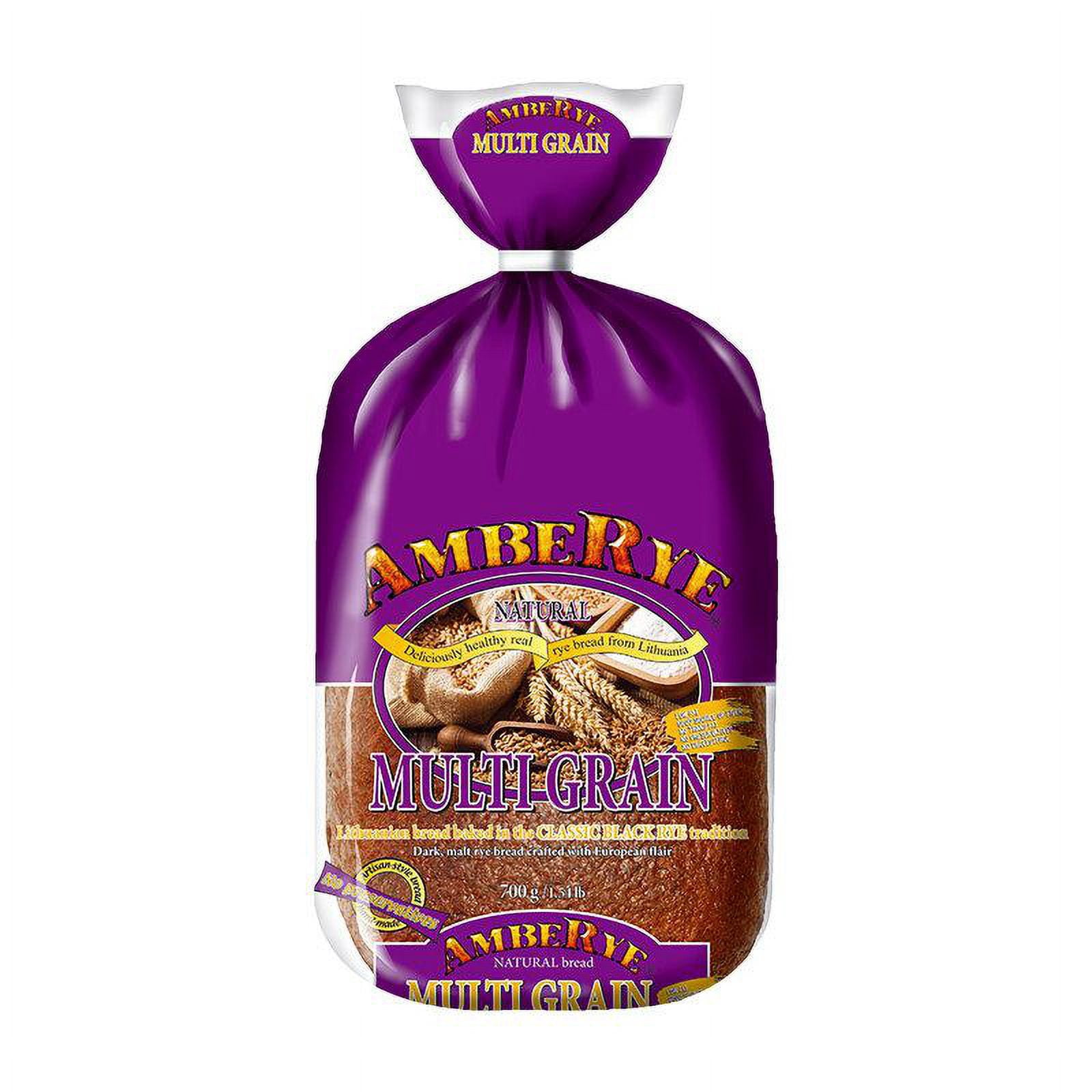 AmbeRye Multi-Grain Classic Black Rye Bread Product of Lithuania 700g/ 1.54lb