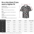 thumbnail image 5 of Sikiie Panda1 Print Men's Hawaiian Shirt, Summer Beach Button Pocket Short Sleeve T-Shirt,Large, 5 of 7