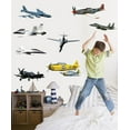 thumbnail image 2 of Wallhogs Military Aircraft Multi-Pack III Wall Decals 24"x52", 2 of 2