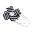 thumbnail image 4 of British Fabric Crystal Rhinestone Badge Forma de anclaje Broche temático náutico Star Stripe Mens Bisutería Salvador Insignia de tela Broche, 4 of 7