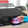 thumbnail image 5 of Pyle 4 Channel Wireless Bluetooth Amplifier - 4000 Watt Stereo Speaker Home Audio Receiver w/FM Radio, HDMI, USB, 2 Mic w/Echo for Karaoke, Front Loading CD DVD Player, Rack Mount - PD3000BAH, 5 of 7