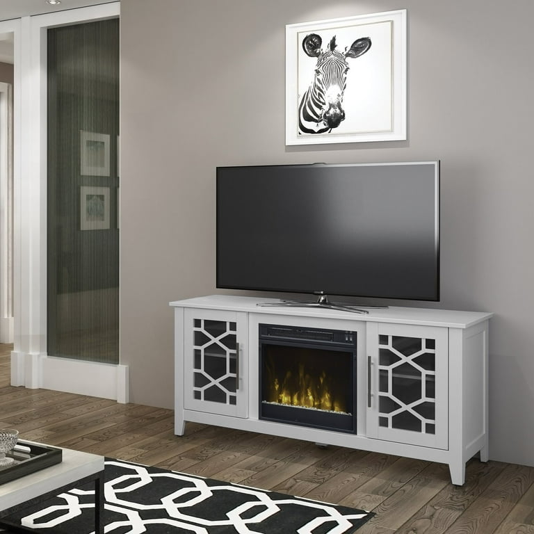 Jennings TV Stand for TVs up to 60 with Fireplace Included Warranty Length 1 Year Full or Limited Warranty Limited Walmart