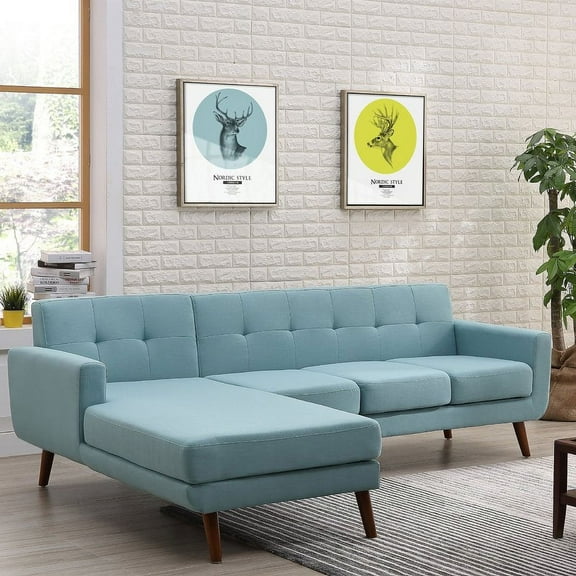 Barnet Mid Century Sectional Left Hand Facing