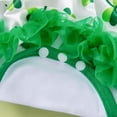 thumbnail image 7 of WERYOUNG Girl's Outfit Sets St Patrick's Day Short Sleeve Crewneck Dress With Matching Hat And Socks Kids 3 Piece Outfits Home Lounging Versatile Stylish Baby Clothing Sets, 7 of 7