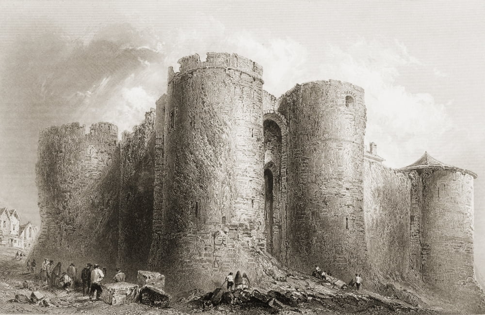 The Castle Of Limerick Limerick Ireland Drawn By WHBartlett Engraved By J CousenFrom The Scenery And Antiquities Of Ireland By NPWillis And JStirling CoyneIllustrated From Drawings By WHBartlett Publi