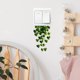 thumbnail image 4 of Pegatinas de pared para dormitorio y sala de estar con temática de plantas verdes y amigables de Kojanyu,calcomanías de papel autoadhesivas de plantas para embellecer el fondo del hogar., 4 of 6
