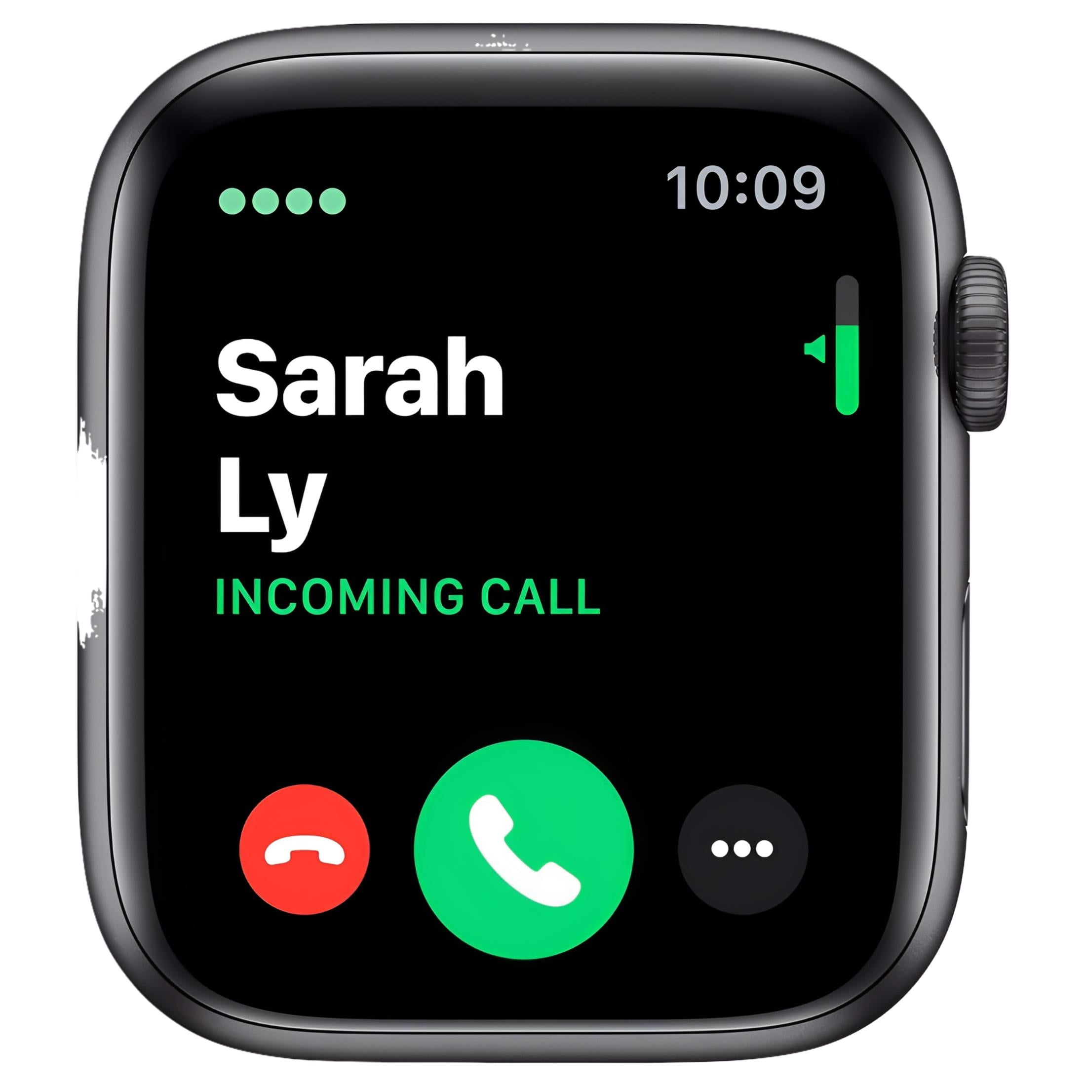Apple Watch Series 5 (GPS + LTE) 40mm Space Gray Aluminum Case & Black Sport Band ( Good)