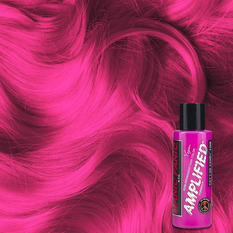 Manic Panic Cotton Candy Pink Semi-Permanent Hair Dye, Glows