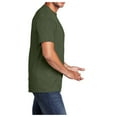 thumbnail image 3 of Mens Core Cotton Male T-Shirts Olive Drab Green Heather 4XL, 3 of 4