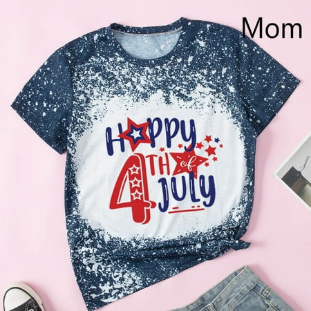 

nsendm Family Holiday Pajamas Pants Letter Clothes Mothers Kids Tshirt Women Top Family Family Matching Pajamas plus Size 4x Suit Blue Medium