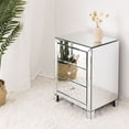 thumbnail image 5 of Better Home Products Modern Nightstand with 3 Drawers, White, 5 of 9