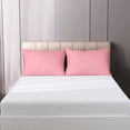 thumbnail image 2 of 100% Brushed Microfiber Pillowcases Set of 2, Ultra-Soft and Cozy, Wrinkle, Fade, Stain Resistant with Envelope Closure Bed Pillow Cases, Pink Standard Size, 2 of 7