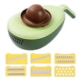 thumbnail image 3 of 6-in-1 Vegetable Chopper with Non-Slip Base & 6 Blades – Multi-Functional Kitchen Gadget for Slicing, Dicing, Grating Vegetables – Includes Storage Container & Safety Guard (Dishwasher Safe), 3 of 9