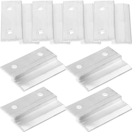 RUNROTOO 8Pcs French Cleat Hanger for Wall Mounting Art Frames and Mirrors 1.97X1.26X0.24in
