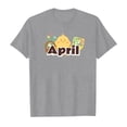 thumbnail image 4 of TZEWGL T-Shirts For Infnat Short Sleeve Crew Neck Monthly Word Prints Clothes For Toddlers size 7-8T, 4 of 4