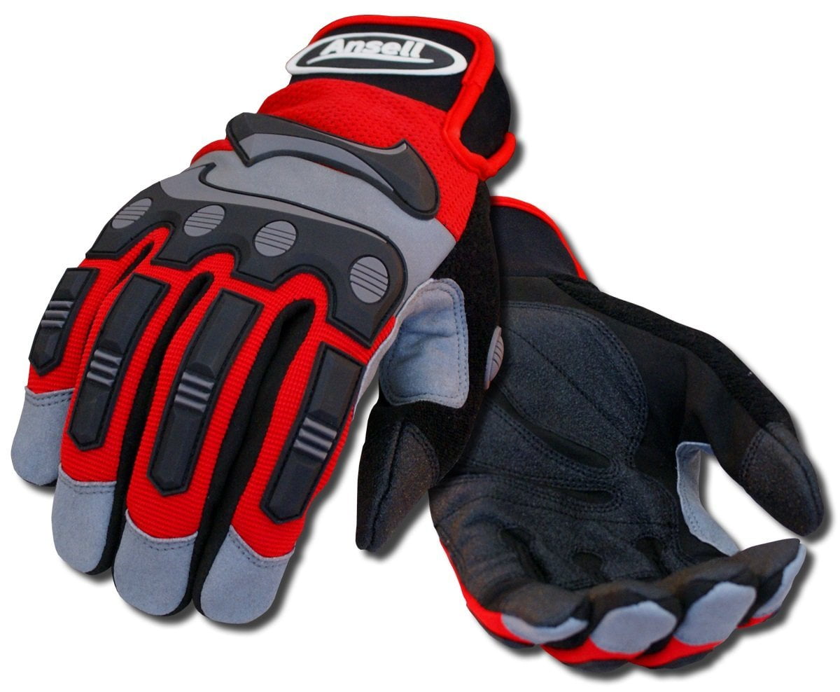 Ansell 97975M ProjeX Heavy Duty Impact Work Gloves, Medium