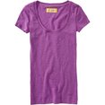 thumbnail image 1 of Aeropostale - Camiseta básica con cuello redondo para mujer, color morado, XL, 1 of 1