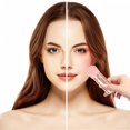 thumbnail image 2 of Maytalsory Effective Makeup Brushes For Professional Application Gentle For Skin Safe To Blush Brush Foundation Rose red 1Set, 2 of 6
