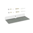 thumbnail image 4 of Soporte de barra de sonido Montaje en pared Fácil de instalar Soporte de acrílico Suspensión resistente con tornillos Soporte de estante de hardware Claro Sunnimix Soporte de montaje en pared, 4 of 8