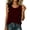 Wine, variant on Wenini Womens Tank Tops Polka Dot Sleeveless Round Neck Loose Casual Summer Basic Top Lightweight Soft T-Shirt, White 3XL
