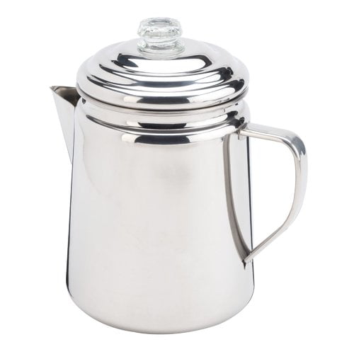 Stovetop Percolator Coffee Pot Glass 8 cup 40 oz