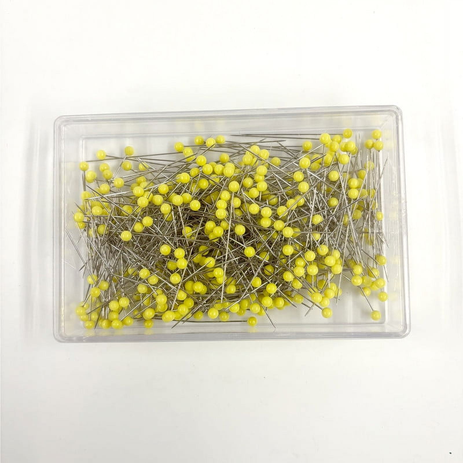 Hello Hobby Quilting Pins 400 Count with Yellow Ballhead, Size 28, Use for Basting Quilt Layers