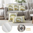 thumbnail image 6 of Outdoor Pillow Covers Pack of 2, Farm Yellow Truck Lemon Fruit Waterproof Throw Pillowcase Cushion Cases, Flower Leaves Buffalo Plaid Decorative Pillow Cover for Couch Sofa Home Bed Patio, 6 of 9