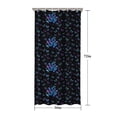 thumbnail image 5 of Black Butterfly Pattern Shower Curtain 36"x72" ,Bathroom Decorative Shower Curtains Set with 12 Hooks,Modern Waterproof Washable Shower Curtain, 5 of 6