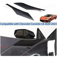 thumbnail image 6 of TINKI Inner Door A Pillar Lower Panel Trim Cover Compatible with Chevrolet Corvette C8 2020-2023, ABS Inner Door Panel Armrest Cover Trim, Inner Door Panel Trim, 6 of 12