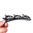 thumbnail image 5 of Crystal Flowers Sweet Cute Bangs Side Barrettes Elastic Duckbill Hair Clip Hair Casual Hollow Accessories, 5 of 5