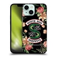 thumbnail image 1 of Head Case Designs Officially Licensed Riverdale South Side Serpents Floral Print Logo Hard Back Case Compatible with Apple iPhone 13 Mini, 1 of 7