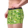 thumbnail image 2 of Yiaed St. Patrick's day1 Print Men's Soft Cotton Boxer Shorts Breathable Boxers Underwear Moisture-Wicking Underwear Stretch Boxer Briefs for Man-Medium, 2 of 5