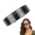 thumbnail image 6 of Futuristic Sunglasses, Decorative UV Protection Glasses, Trendy Rimless Sunglasses for Women Men, Cyber Visor Sunglasses, 6 of 11