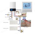 thumbnail image 5 of Electronic Digital Thermostat with LCD Display Wall Mounted Smart Thermostat Floor Heating Temperature Controller, 5 of 5