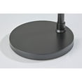 thumbnail image 5 of Adesso Amalfi 65" Black Task Floor Lamp with Black Dome Shade, 5 of 5