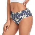 thumbnail image 2 of Balery Lilies Flowers Ropa Interior de Algodón para Mujer con Dibujo – Braguitas Cómodas y Elásticas, Estilo Clásico-4X-Large, 2 of 6