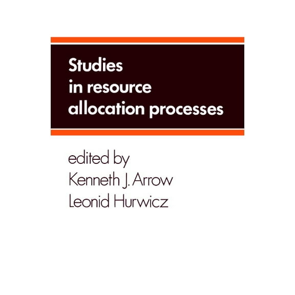 Studies in Resource Allocation Processes, (Hardcover)