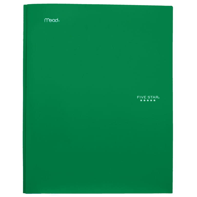 Five Star Colored Paper Three-Prong Stay-Put Pocket Folder