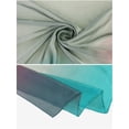 thumbnail image 4 of INSPIRE CHIC Women Gradient Colorful Square Satin Scarves 35" Large Silky Hair Wrap Bandana Gradient Teal Red 35.4x35.4", 4 of 6
