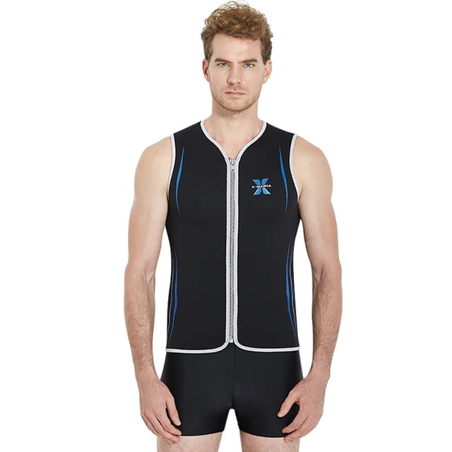 Traje de neopreno térmico Naiovety 3MM Chaleco de natación Surf Negro L