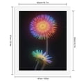 thumbnail image 2 of Paint By Numbers Kit for Adults Beginner - DIY Colorful Neon Flowers Night Sky Canvas Painting Kits for Adults, Frameless Paint By Number for Adults for Home Wall Decor 16x20 Inch, 2 of 7