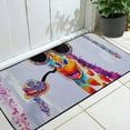 thumbnail image 2 of ONETECH Pop Art Giraffe Kitchen Floor Mat Dog Doormat Non-Slip Entrance Mat 19.68*47.24 in, 2 of 6