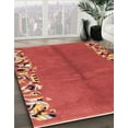 thumbnail image 2 of Ahgly Company Indoor Square Abstract Red Abstract Area Rugs, 3' Square, 2 of 6