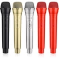 thumbnail image 1 of Accessoire de Microphone Factice, Accessoire Réaliste en Plastique Microphone, Micros Simulant la Pratique du Discours, Accessoire de Micro pour Costume de Karaoké Jeu de Rôle Cosplay de Noël Musique Cadeaux d'Anniversaire, 1 of 5