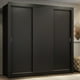thumbnail image 1 of Ropero Closet Madesa Lyon 3 Puertas 2 Cajones Negro, 1 of 5