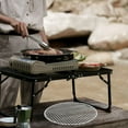 thumbnail image 3 of MesaSe Grille en Acier Inoxydable Ronde en Maille Filet de Cuisson Accessoires de Camping Grilles au Charbon Grille Simple Faire du Thé, 3 of 6