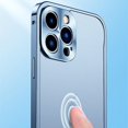 thumbnail image 3 of ZHAOCHENG El marco de metal simple del estilo esmeriló la caja ultrafina Iphone13 compatible del teléfono móvil de la placa posterior, 3 of 4
