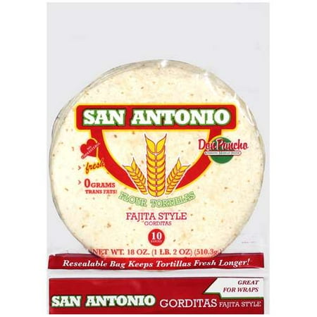San Antonio: Soft Fajita Style Flour Tortillas, 18 oz